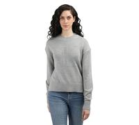 Calvin Klein Women's Loose Fit Knitted Jumper, Grey (Grey Heather), S