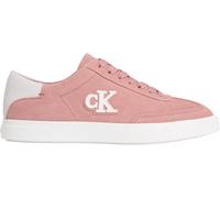 Calvin Klein Women's Low Pro Cups Wt Suede Mg HW0HW03144 Low Top, Pink (Blush/Bright White), 7.5