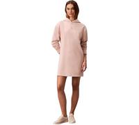 Calvin Klein Women's Ls Monologo Premium Terry Hoodie Lv047D229G Dresses, Orange, S