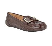 Calvin Klein Women's Lydia Loafer, Brown Croco 204, 3 UK