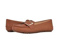 Calvin Klein Women's Lydia Loafer Flat, Cognac, 7.5 UK