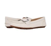 Calvin Klein Women's Lydia Loafer Flat, White 140, 6 UK