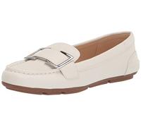 Calvin Klein Women's Lydia Loafer Flat, White 140, 7 UK