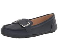 Calvin Klein Women's Lydia Loafer, Navy Tumbled Leather 002, 4 UK