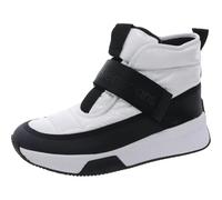 Calvin Klein Women's Mabon Sneaker, White/Black 140, 2.5 UK