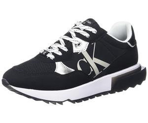 Calvin Klein Women's Magalee Sneaker, Black 001, 2.5 UK/5.5M