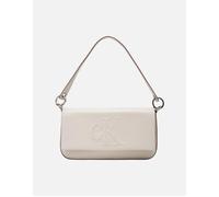Calvin Klein Women's Magnet Fastening Crossbody Bag with Inside Pockets Women - Beige - Cream - Size: ONE size