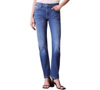 Calvin Klein Women's Mid Rise Slim Indigo Channel Lv047c779g Jeans