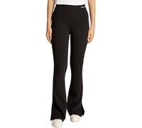 Calvin Klein Women's Milano Elastic Flared Leggings, Black (Ck Black), XL