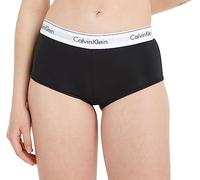Calvin Klein Women's MODERN COTTON - SHORT Boxer Brief, Black - Schwarz (BLACK 001), 10 UK (Manufacturer Size: M)