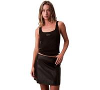 Calvin Klein Women's Monogram Scoop Nk Rib Tank Top Lv047a804g Tank Top