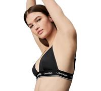 Calvin Klein Women's Non-Wired Triangle Bikini Top, Black (Pvh Black), L