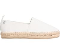 Calvin Klein Women's Oblique Espadrille Canvas HW0HW02931 Espadrilles, White (Off White), 7