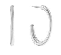 Calvin Klein Women's PLAYFUL ORGANIC SHAPES Collection Hoop Earrings Stainless steel - 35000346