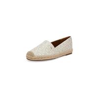 Calvin Klein Women's Popular Ballet Flat, Off White 150, 7.5 UK