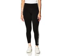 Calvin Klein Women's Premium Performance Double Waistband Moisture Wicking Legging (Standard and Plus), White, S