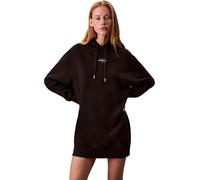Calvin Klein Women's Premium Terry Longline Hoodie, Black (Black), XXL
