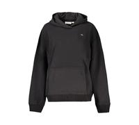 Calvin Klein Womens Relaxed Hoodie Oversized Style - Dark Grey Cotton - Size Small