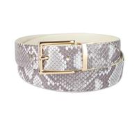 Calvin Klein Women's Reversible Belt, Grey/White Dress, X-Large, Grey/White Dress, XL