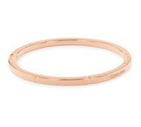 Calvin Klein Women's Rose Gold Tone Stainless Steel Bangle