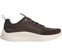 Calvin Klein Women's Runner Trainers Light EVA Lace-up, Multicolor (Desert Taupe/Oatmeal), 8.5