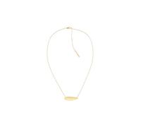 Calvin Klein Women's SCULPTED Collection Pendant Necklace In Stainless Steel with Yellow Gold Plating - 35000816