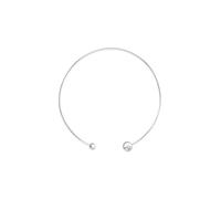 Calvin Klein Women's SCULPTURAL BUBBLES Collection Open Bangle Necklace in Stainless Steel - 35000784