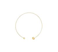 Calvin Klein Women's SCULPTURAL BUBBLES Collection Open Bangle Necklace in Yellow Gold - 35000785