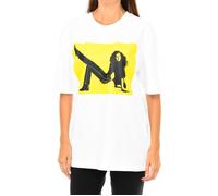 Short Sleeve T-shirt with Ribbed Finish - female - Calvin Klein - T-Shirts - White - M - Tops M