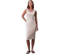 Calvin Klein Women's Sl Baby Rib Woven Label Square N Lv047f257g Dresses