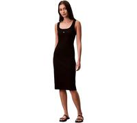 Calvin Klein Women's Sl Baby Rib Woven Label Square N Lv047f257g Dresses