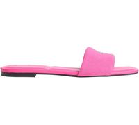 Calvin Klein Women's Slides Square Canvas Flat, Pink (Pink Yarrow), 6