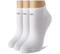 Calvin Klein Womens White Logo-embroidered Cotton-blend Socks Pack of Three 1 Size