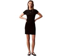 Calvin Klein Women's Ss Monologo Baby Rib Mini Dress Lv047f241g Dresses