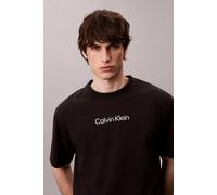 Calvin Klein Women's Ss Standard Logo 30S Crewnk Tee Black | Size: 2XL Calvin Klein Black 2XL