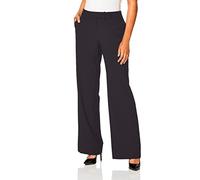 Calvin Klein Women's Straight Leg Lux Business Pant (Standard & Petite) Casual, Navy, 6