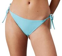 Calvin Klein Women's String Side Tie Nylon Sport Bikini Bottoms