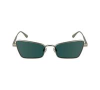 Calvin Klein Women's Sunglasses CK24110S - Matte Light Gold with Solid Green Lens