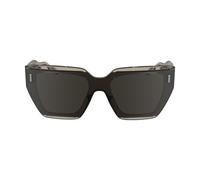 Calvin Klein Women's Sunglasses CK24533S - Nude with Solid Brown Wine Lens