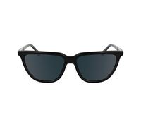 Calvin Klein Women's Sunglasses CK24537S - Black with Solid Blue Lens