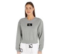 Calvin Klein Womens Sweatshirt Top - Grey material_cotton - Size Large