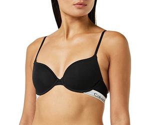 Calvin Klein - Women's T-Shirt Bra - Perfectly Fit Flex - Polyamide (72 percent), Elastane (28 percent) - Black - Microfiber Jersey - Underwire Support- Adjustable Shoulder Straps - Soft Moulded Cups - Size A/32