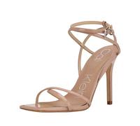 Calvin Klein Women's Tegin Heeled Sandal, Barley Nude 110, 7 UK