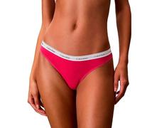 Calvin Klein Modern Logo Thong Pink Black (3 units) - L