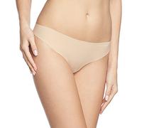 Calvin Klein Women's Thong String, Beige (Light Caramel 1Lc), 14 (Manufacturer size: Large)