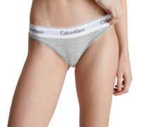 Calvin Klein - Women's Underwear - Bikini Brief - Modern Cotton - Medium Rise Waist - Signature Waistband Elastic - Grey Heather - XS