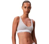 Calvin Klein Women's Unlined Triangle Bralette with Adjustable Straps, Grey (Grey Heather), M