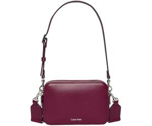 Calvin Klein Women's WEBBING DOUBLE STRAP CAMERA BAG LV04F3165G Crossover, Red (Alluring Pink), One Size