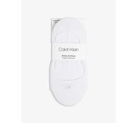 Calvin Klein Womens White Two Pack Pair of Socks S/m