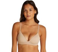 Calvin Klein Women's Wire Free T Shirt Bra, Beige, 34D